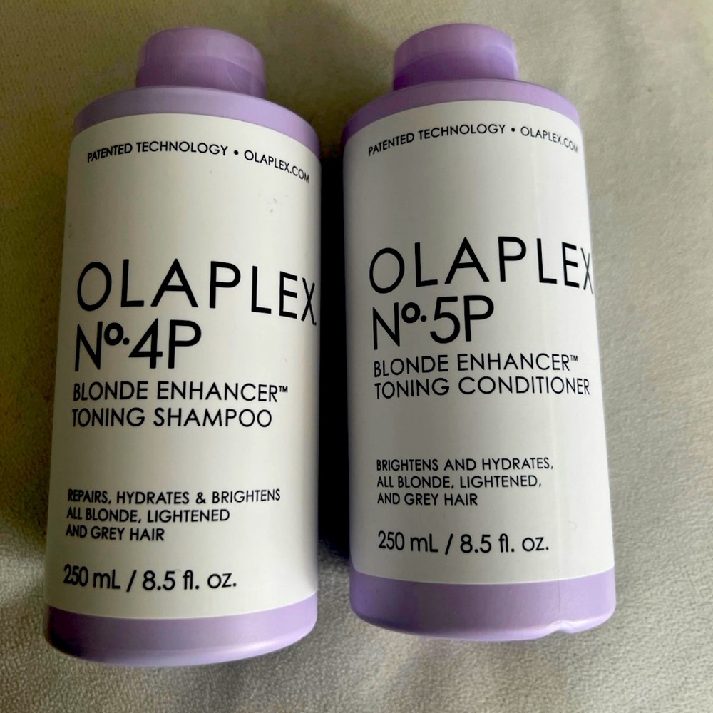 Olaplex shampoo #4 and conditioner #5